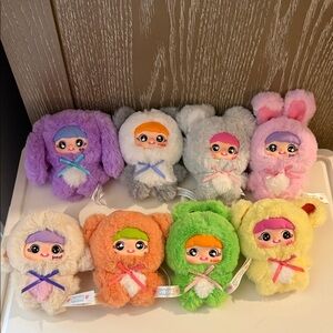 Bundle of 8 Yaya Happy Birthday Plush Pendants